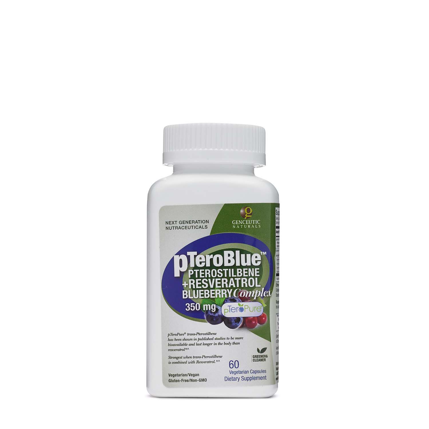 pTeroBlue&trade; Pterostilbene +Resveratrol 350 mg | GNC